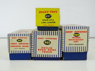 Lot 39 - A group of DINKY construction related vehicles...