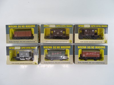 Lot 401 - A group of WRENN OO Gauge rarer wagons to...