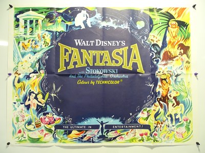 Lot 249 - WALT DISNEY: FANTASIA (1968 Release) - UK Quad...