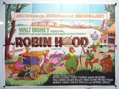 Lot 253 - WALT DISNEY: ROBIN HOOD (1973) A group of 3 x...