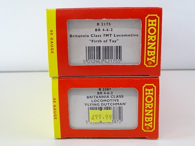 Lot 453 - A pair of HORNBY OO Gauge Britannia class...