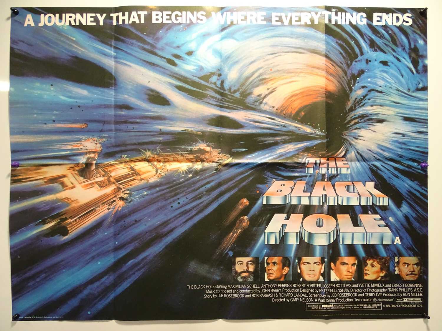 Lot 255 - WALT DISNEY: THE BLACK HOLE (1979) - British...