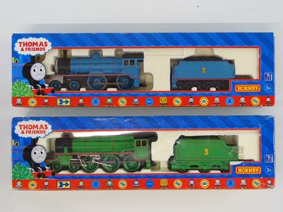 Lot 483 - A pair of HORNBY OO Gauge Thomas & Friends...