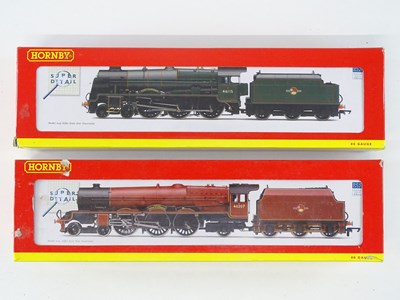 Lot 487 - A pair of HORNBY OO Gauge steam locomotives...