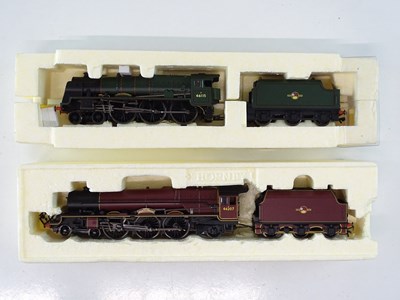 Lot 487 - A pair of HORNBY OO Gauge steam locomotives...