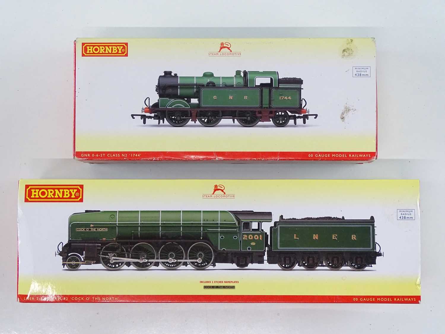 Lot 494 - A pair of HORNBY OO Gauge steam locomotives...