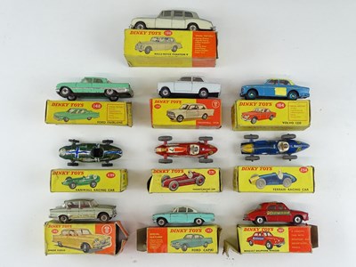Lot 49 - A mixed group of DINKY cars, some with...