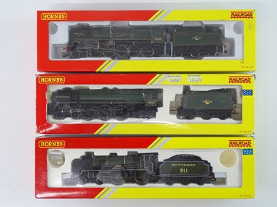 Lot 496 - A group of HORNBY OO Gauge Railroad series...