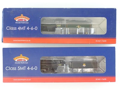 Lot 502 - A pair of BACHMANN OO Gauge BR Standard steam...