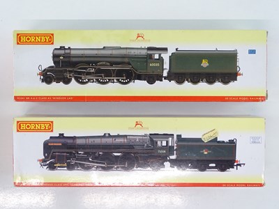 Lot 503 - A pair of HORNBY OO Gauge BR steam locomotives...