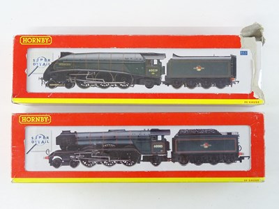 Lot 505 - A pair of HORNBY OO Gauge ex-LNER steam...