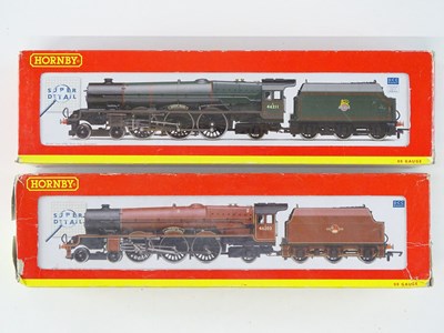 Lot 507 - A pair of HORNBY OO Gauge ex-LMS steam...