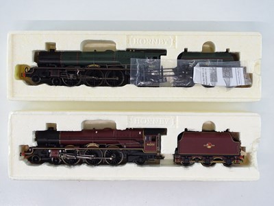 Lot 507 - A pair of HORNBY OO Gauge ex-LMS steam...