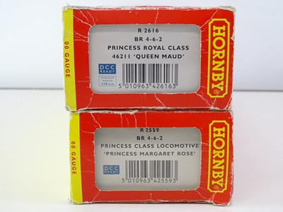 Lot 507 - A pair of HORNBY OO Gauge ex-LMS steam...