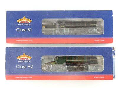 Lot 509 - A pair of BACHMANN OO Gauge ex-LNER steam...