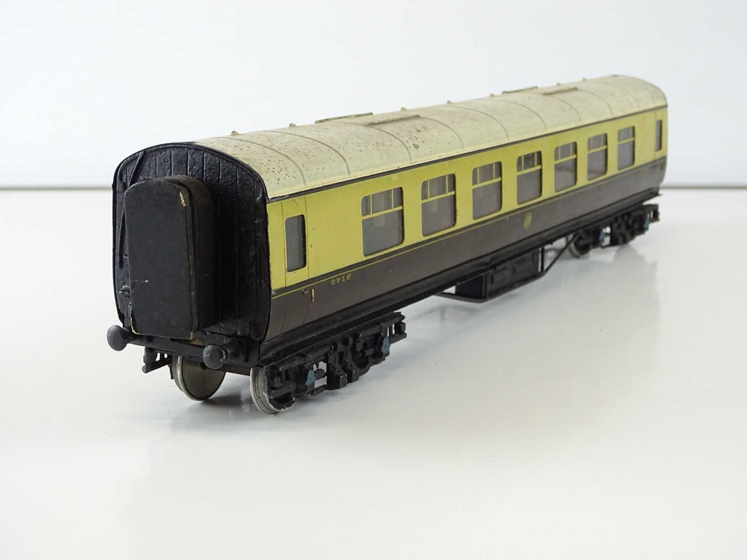 Lot 528 - An O Gauge EXLEY GWR passenger coach - F/G...