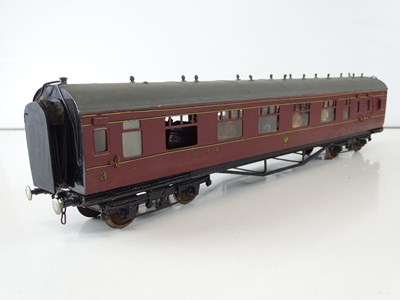 Lot 555 - A kit built finescale O Gauge LMS brake...