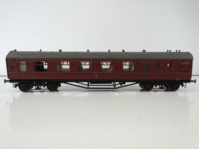 Lot 555 - A kit built finescale O Gauge LMS brake...