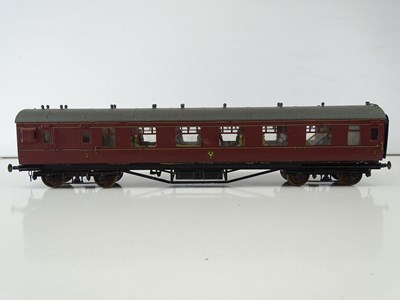 Lot 555 - A kit built finescale O Gauge LMS brake...