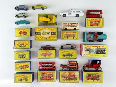 Lot 56 - A group of MATCHBOX cars comprising Series...