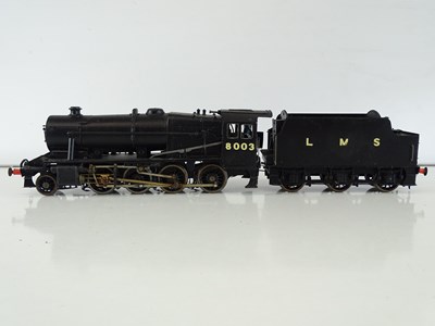 Lot 566 - A kit built finescale O Gauge class 8F 2-8-0...