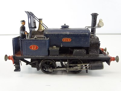 Lot 573 - A kit built finescale O Gauge Manning Wardle 0-...