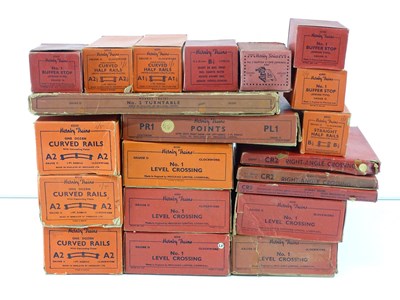 Lot 587 - A group of mostly boxed HORNBY O Gauge...