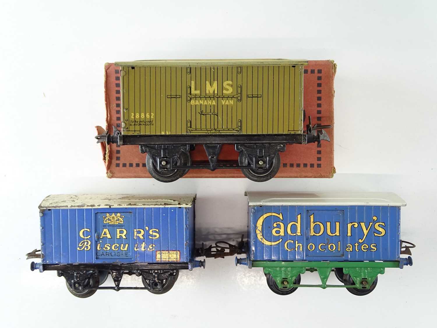 Lot 603 - A pair of HORNBY O Gauge pre war private owner...