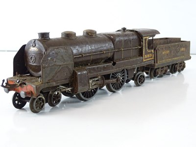 Lot 608 - A HORNBY SERIES O Gauge No. 3C clockwork...