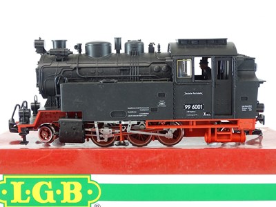 Lot 614 - An LGB G scale 22801 BR99 class 2-6-2 steam...