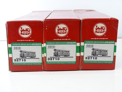 Lot 635 - A group of LGB G Scale bogie coaches...