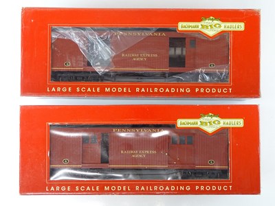 Lot 648 - A pair of BACHMANN Big Haulers G Scale Jackson...