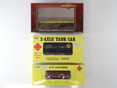 Lot 649 - A group of G Scale American Outline wagons by...