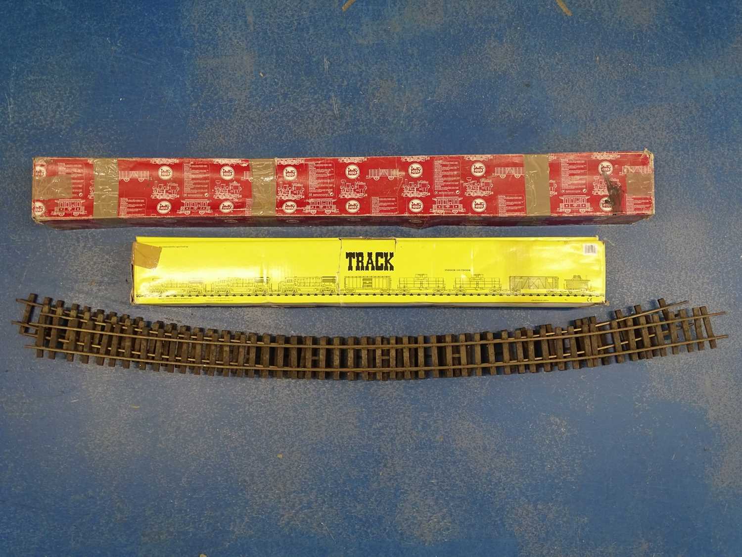 Lot 652 - A quantity of G Scale track comprising long...
