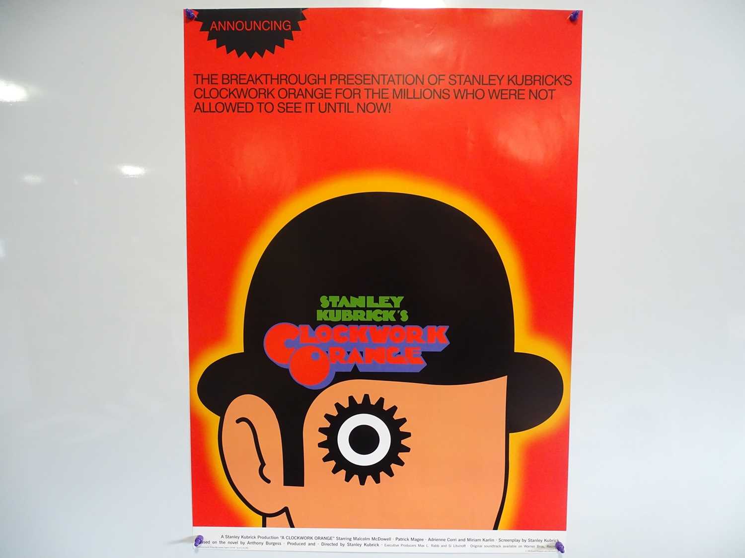 Lot 274 - A CLOCKWORK ORANGE (1972) - Fully licenced...