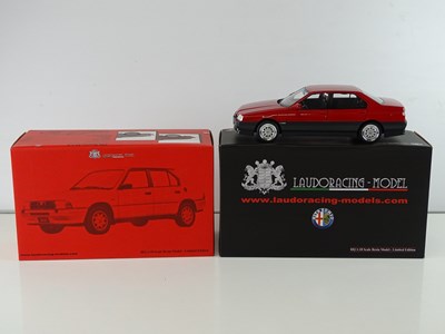 Lot 73 - A pair of LAUDORACING 1:18 scale Alfa Romeo...