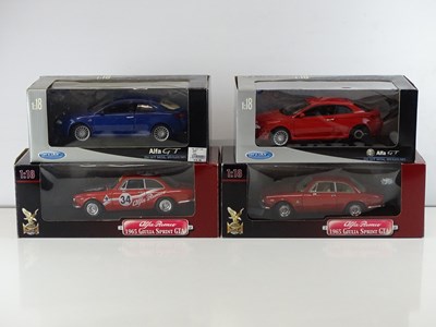 Lot 74 - A group of 1:18 scale Alfa Romeo models by...