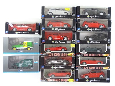 Lot 78 - A group of 1:32 scale mostly Alfa Romeo models...