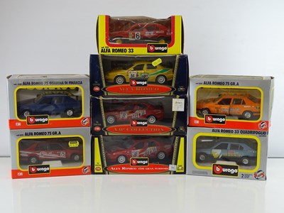 Lot 81 - A group of 1:24 scale Alfa Romeo models by...