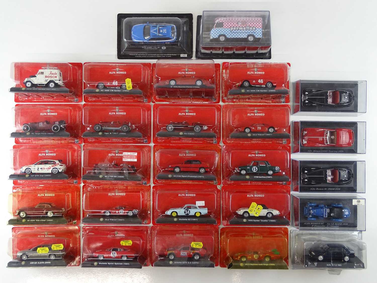 Lot 89 - A large quantity of 1:43 scale Alfa Romeos -...