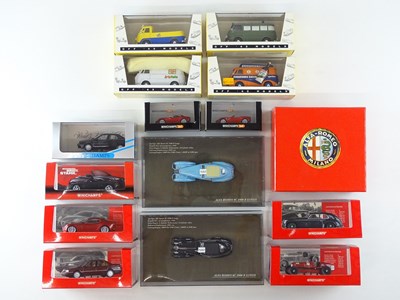 Lot 91 - A group of 1:43 and 1:64 scale Alfa Romeos by...