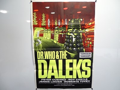 Lot 279 - DR. WHO AND THE DALEKS (1965) - Later release -...