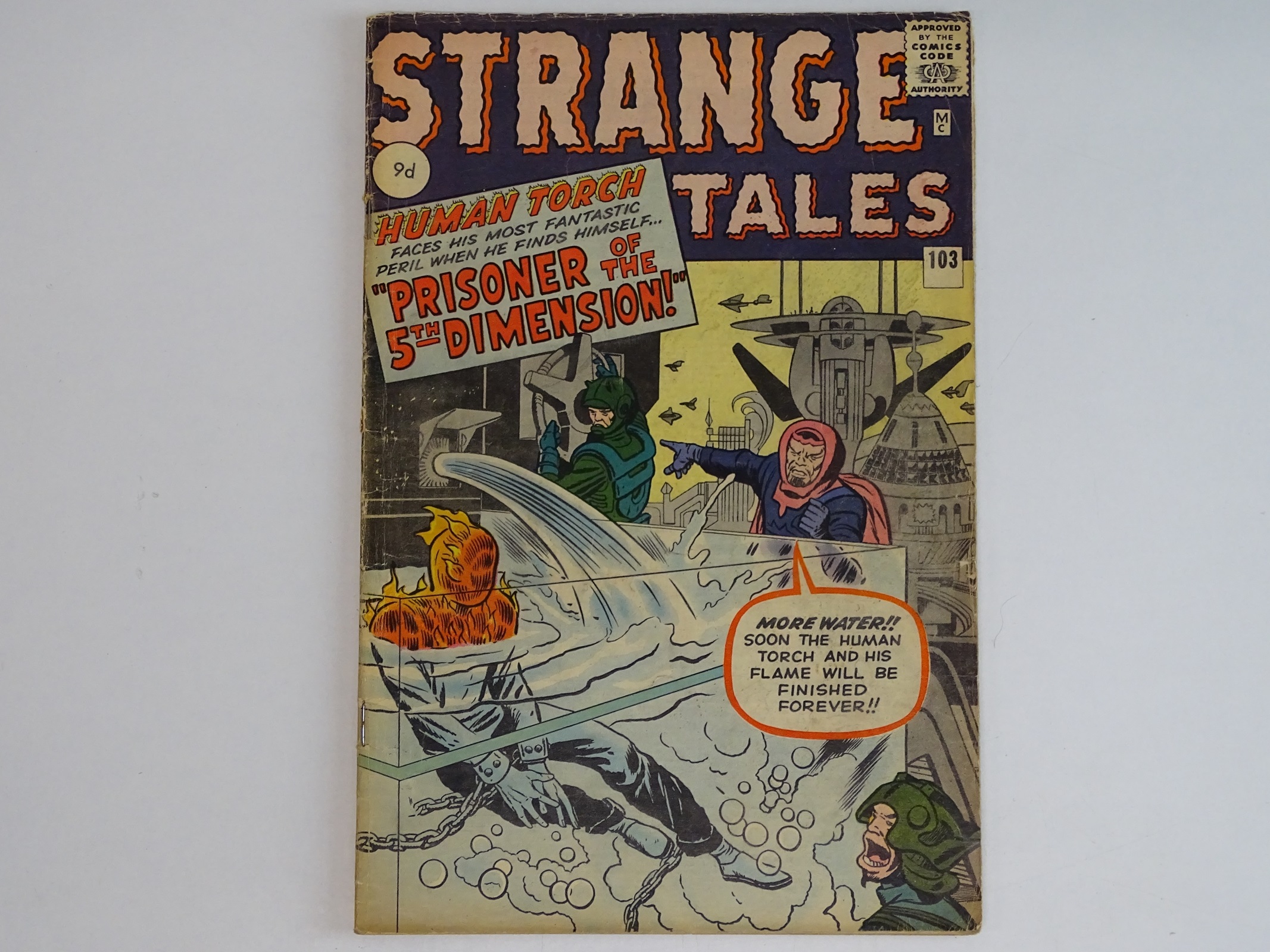 Lot 103 - STRANGE TALES: HUMAN TORCH #103 - (1962