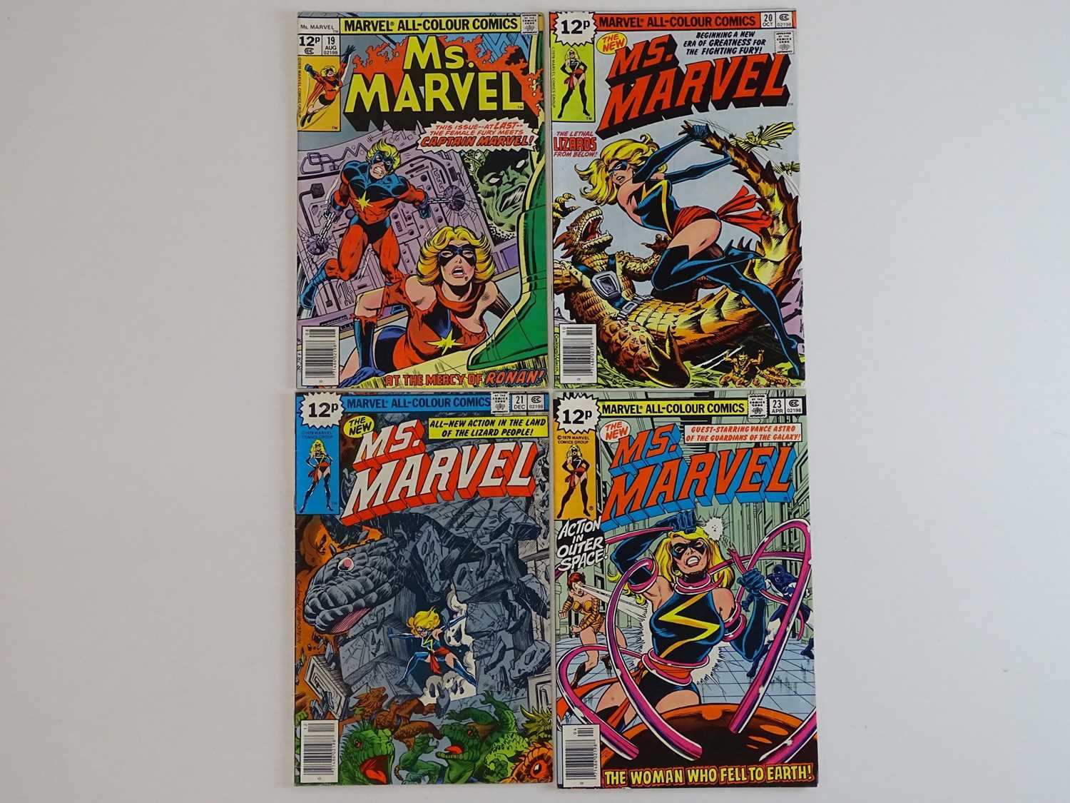 Marvel 19 Lot 116 - MS. MARVEL #19, 20, 21, 23 - (4 in Lot)