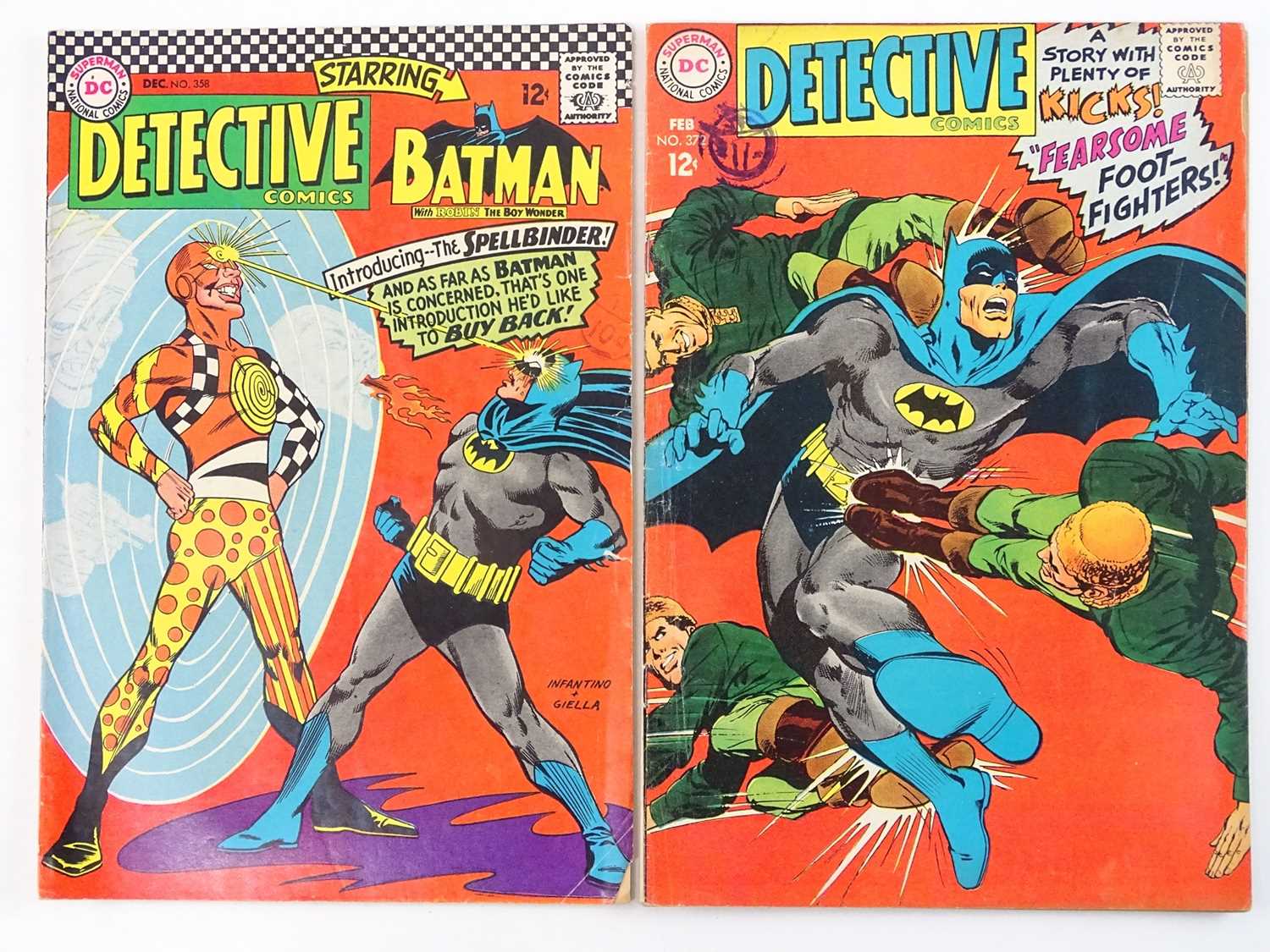 Lot 14 DETECTIVE COMICS BATMAN 358 & 372 (2 in
