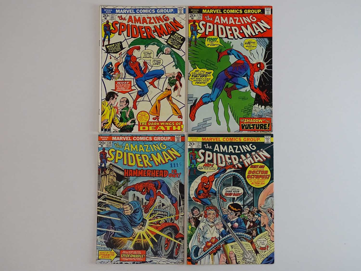 Lot 153 - AMAZING SPIDER-MAN #127, 128, 130, 131 - (4 in...