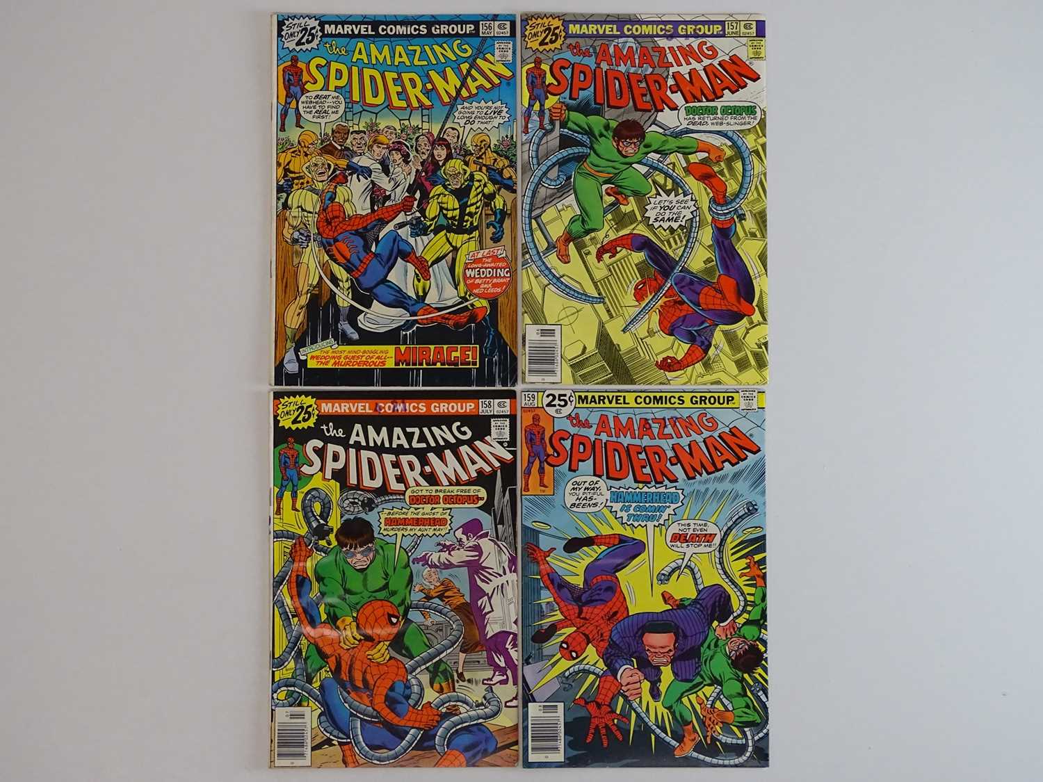 Lot 158 - AMAZING SPIDER-MAN #156, 157, 158, 159 - (4 in...