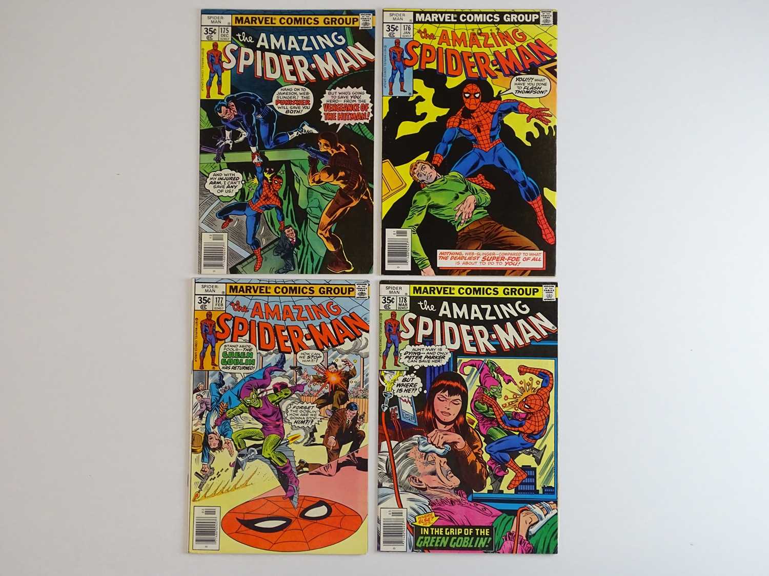 Lot 163 - AMAZING SPIDER-MAN #175, 176, 177, 178 - (4 in...