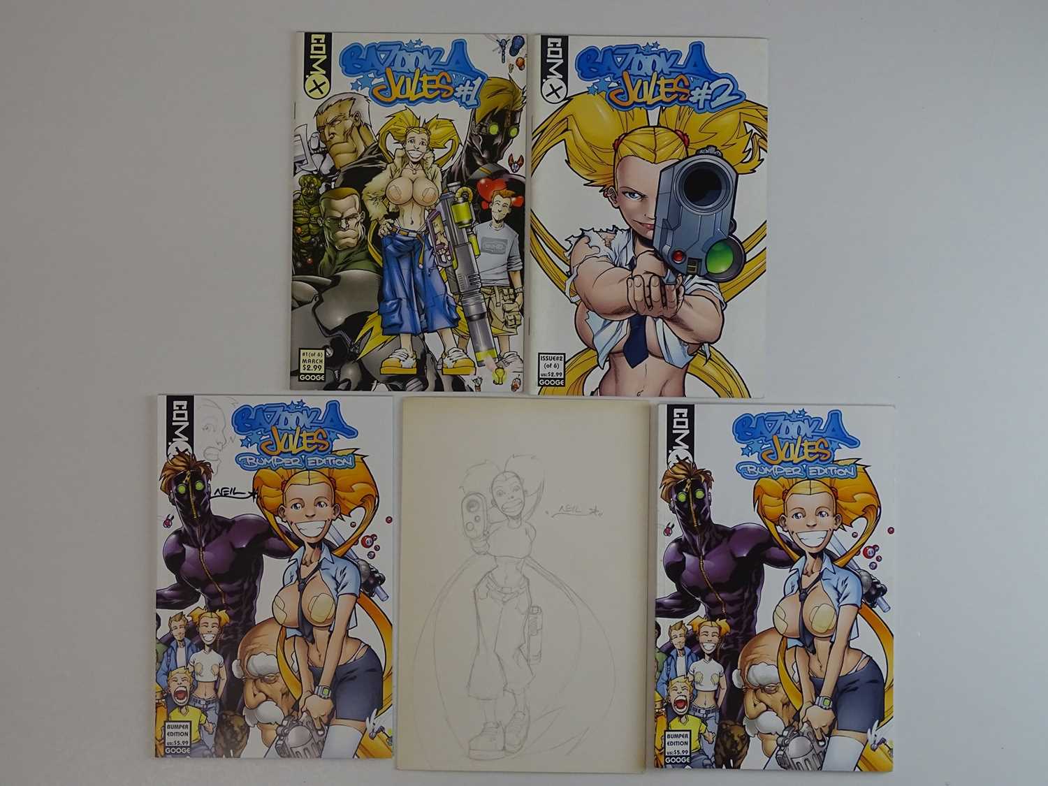 Lot 198 - BAZOOKA JULES LOT - (5 in Lot) - (2001 - DC) -...