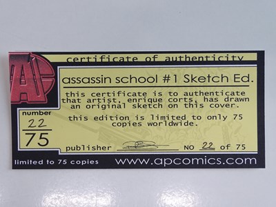 Lot 206 - ASSASSINS SCHOOL, ISSUE ZERO, CODENAME:...